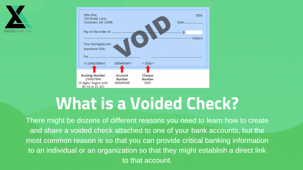 What is a Voided Check? Definition and Examples. - Excel Capital Management